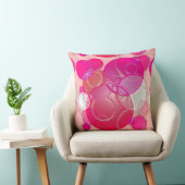 Coussin Bulles roses (Chaise)
