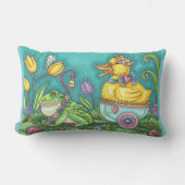 Coussin BULLFROG & DUCK PRINCE EASTER LUMBAR (Recto)
