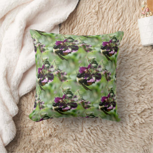 Coussin Bumble Bee On Flower Nature