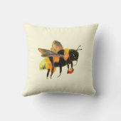 Coussin Bumble Bee transportant du pollen (Verso)