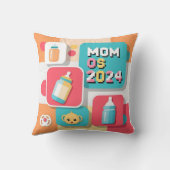 Coussin Bump to Baby Cloud Graphique de croissance (Verso)
