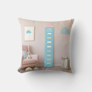 Coussin Bump to Baby Cloud Graphique de croissance