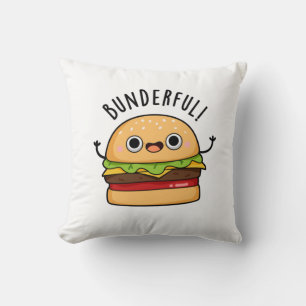 Coussin Bunderny Burger Bun Pun
