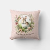 Coussin Bunny de printemps (Recto)