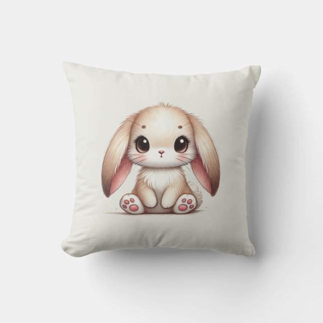Coussin Bunny Earl Wonder (Recto)
