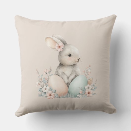 Coussin Bunny Throw Pillow (Verso)