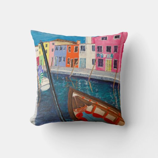 Coussin Burano Venice Italie (Recto)