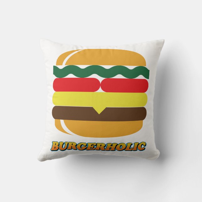Coussin Burgerholic (Verso)