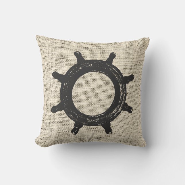 Coussin Burlap Helm (Recto)