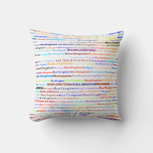 Coussin Burlington Text Design II Jeu d'oreiller