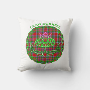 Coussin Burrell Scottish Tartan Celtic Thistle