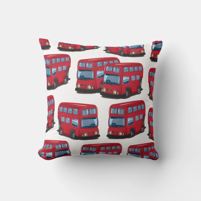 Coussin Bus de Londres (Recto)
