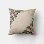 Coussin Bush Garden Green - rose douce roses Mariage Cadea (Verso)