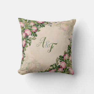Coussin Bush Garden Green - roses roses roses cadeau de ma