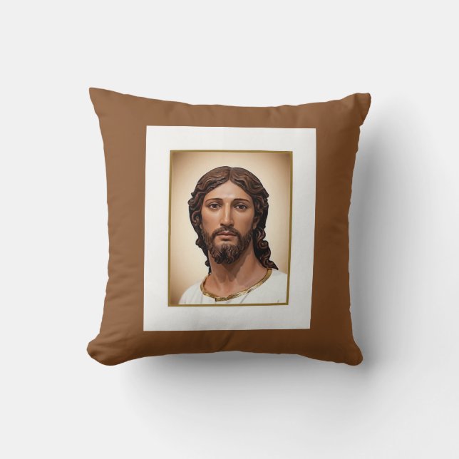 Coussin BUSTE DU CHRIST SAUVEUR par MICHELANGELO 2026 (Recto)