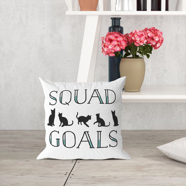 Coussin Buts Squad Cute Cat (Créateur téléchargé)