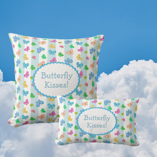 Coussin Butterfly Kisses Personalized 
