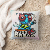 Coussin Buzz sur la pause café (Couverture)