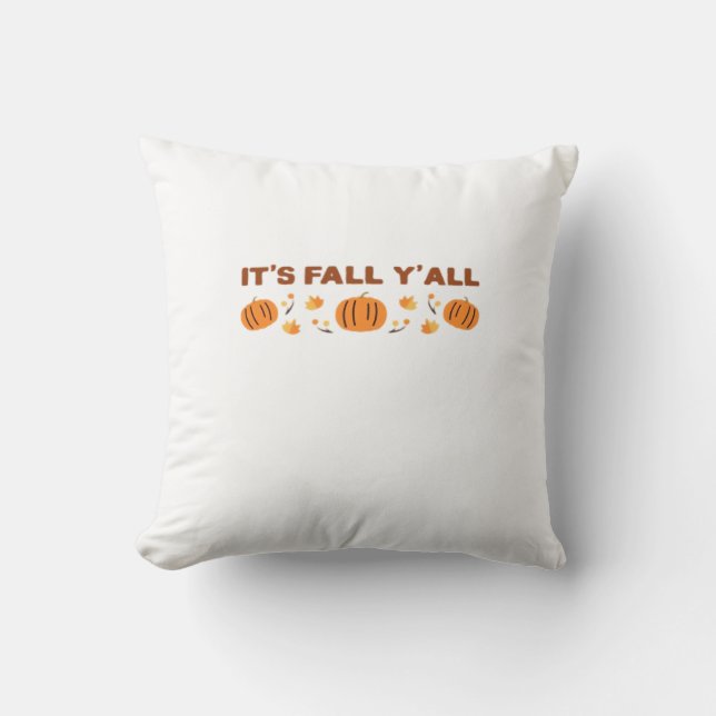 Coussin C’est l’art créatif de Fall Y’all (Recto)
