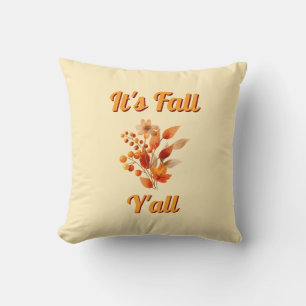 Coussin C’est l’automne, vous tous - Accent rustique de f