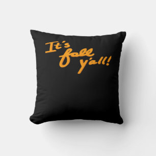 Coussin C’est l’automne Y’all Style esthétique simple