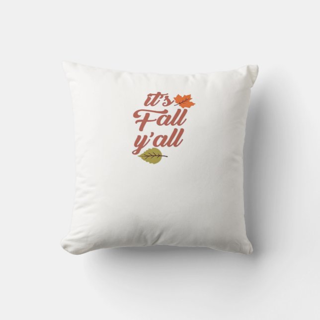 Coussin C’est le mème tendance de Fall Y’all (Recto)