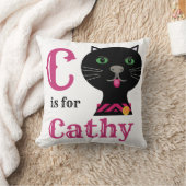 Coussin C est pour Cathy bébé fille (Couverture)