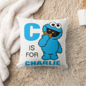 Coussin C est pour Cookie Monster | Ajouter Votre Nom (Couverture)