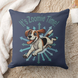 Coussin C’est Zoomie Time Medium Beagle Mutt