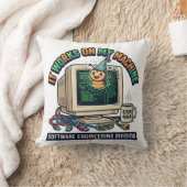 Coussin Ça fonctionne sur ma machine - Programme d'ingénie (Couverture)