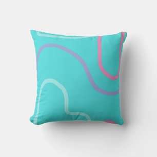 Coussin Cabana Aqua Violet Design moderne