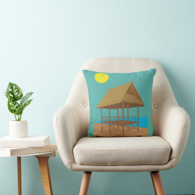 Coussin Cabane en bambou (Chaise)
