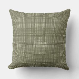 Coussin Cabincore Gingham Vert de Noël Chancelant