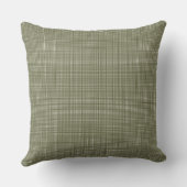 Coussin Cabincore Gingham Vert de Noël Instable (Verso)
