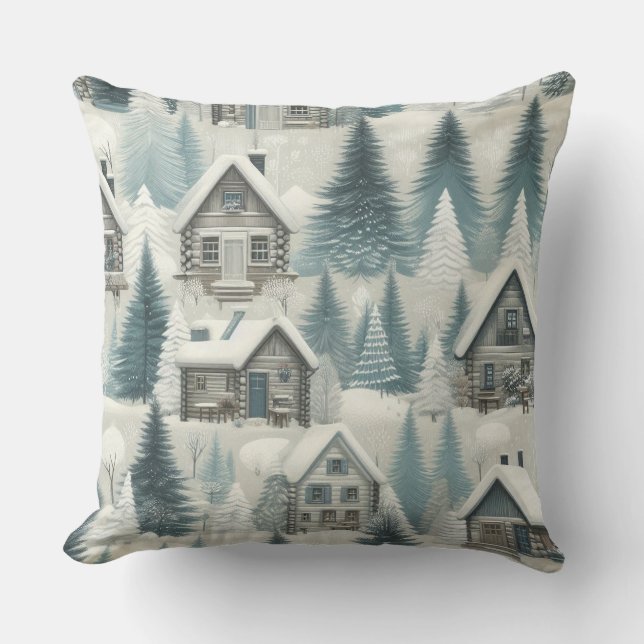 Coussin Cabine d'hiver douillet (Recto)