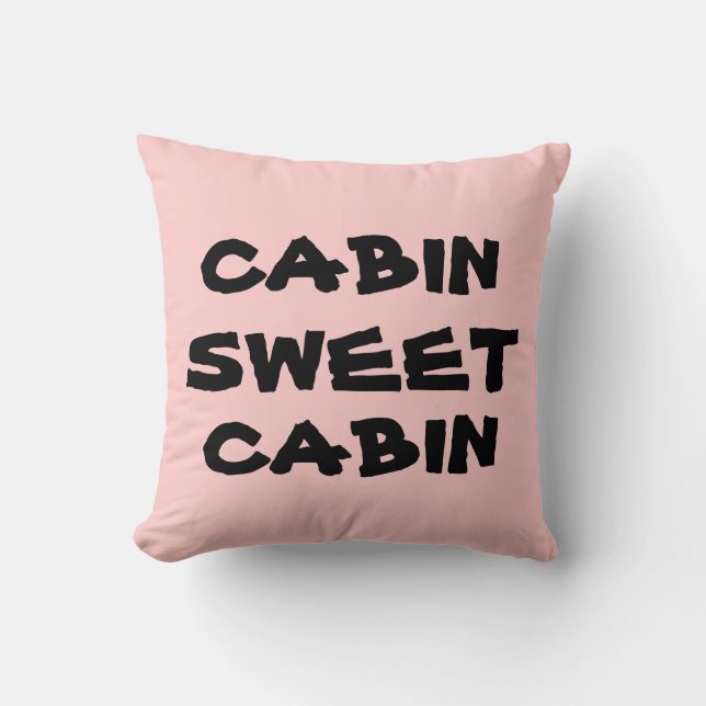Coussin CABINE SWEET CABINE, lancer l'oreiller (Recto)