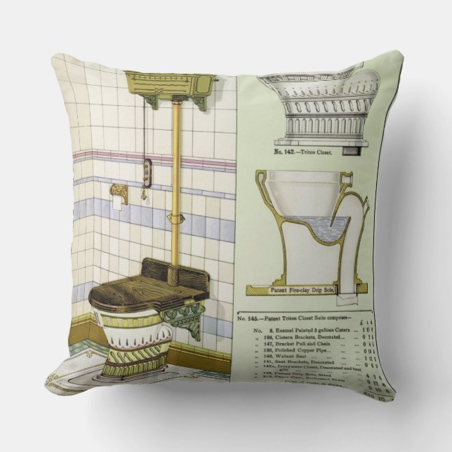 Coussin Cabinet de Triton d'un catalogue des articles (Recto)