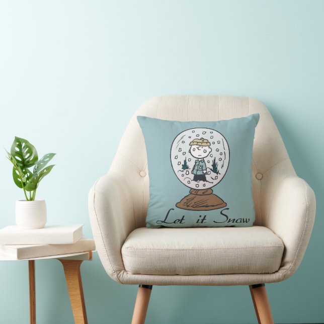 Coussin cacahuètes | Charlie Brown Snow Globe (Chaise)