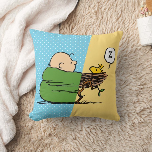 Coussin cacahuètes | Charlie Brown & Woodstock Half & Half (Couverture)
