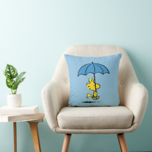 Coussin cacahuètes   Parapluie bleu Woodstock