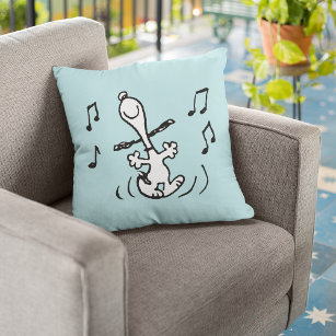 Coussin cacahuètes   Snoopy Dancing