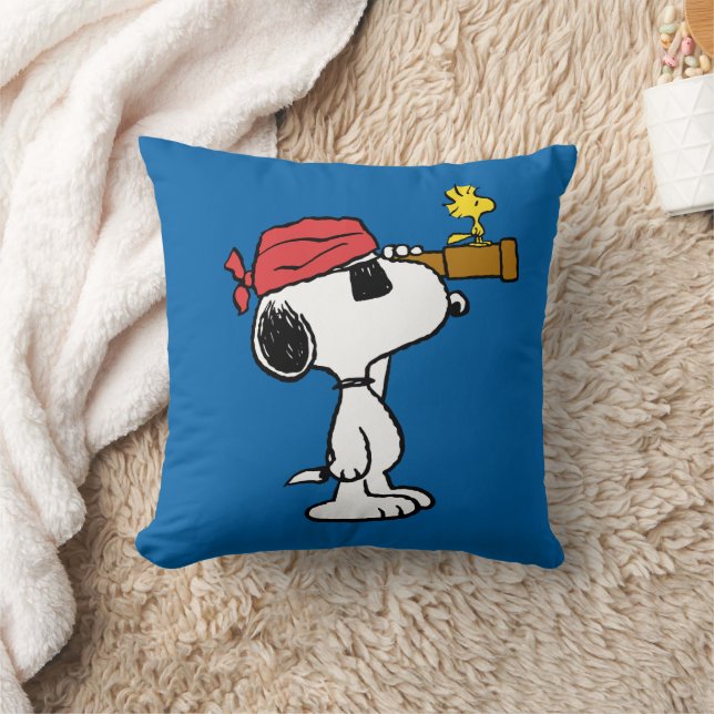 Coussin cacahuètes | Snoopy et bois de pirate (Couverture)