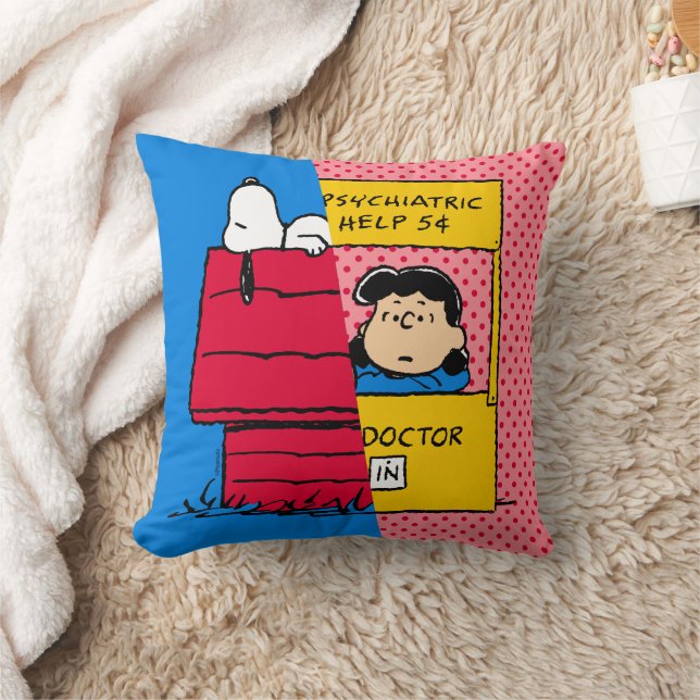 Coussin cacahuètes | Snoopy & Lucy Half & Half (Couverture)