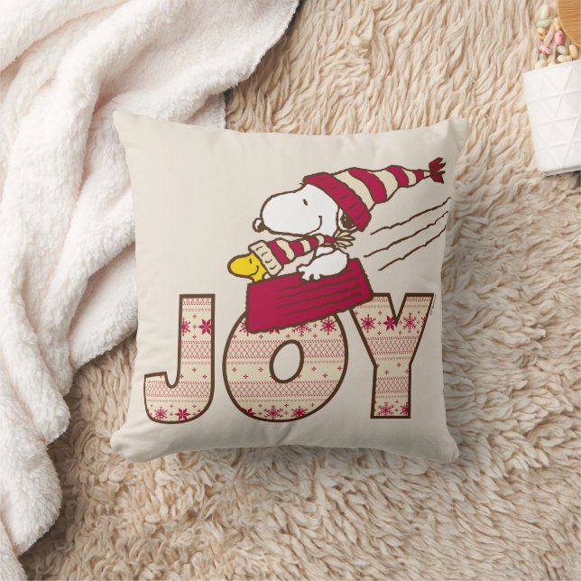 Coussin cacahuètes | Snoopy & Woodstock Joy Sled Ride (Couverture)