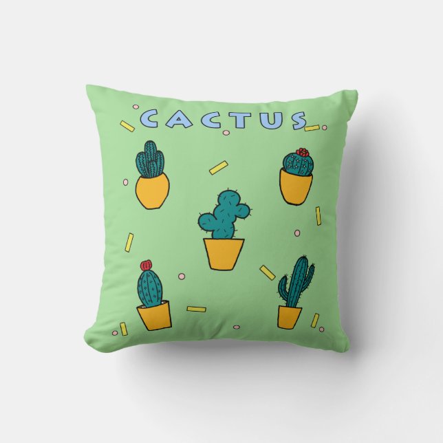 Coussin Cactus (Recto)