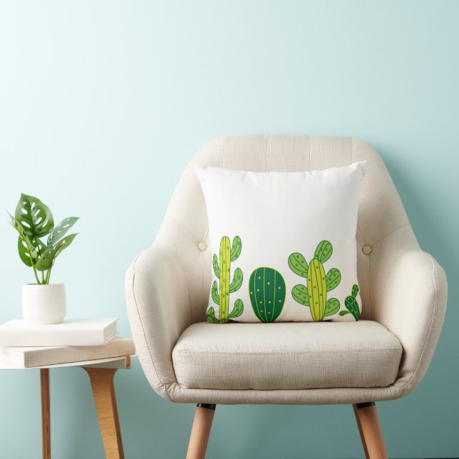 Coussin Cactus Cactées (Chaise)