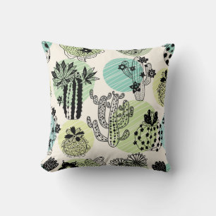 Coussin Cactus En Floraison : Charme Sans Mains