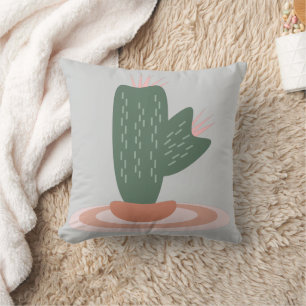 Coussin Cactus épineux sur tapis