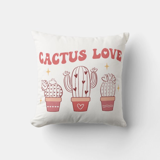 Coussin Cactus Love (Recto)