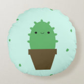 Coussin cactus mignon (Devant)